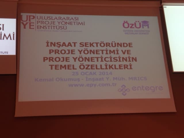 UPYE & ÖZÜM Semineri -Türkiye'de Gayrimenkul Sektörünün Dünü, Bugünü, Yarını